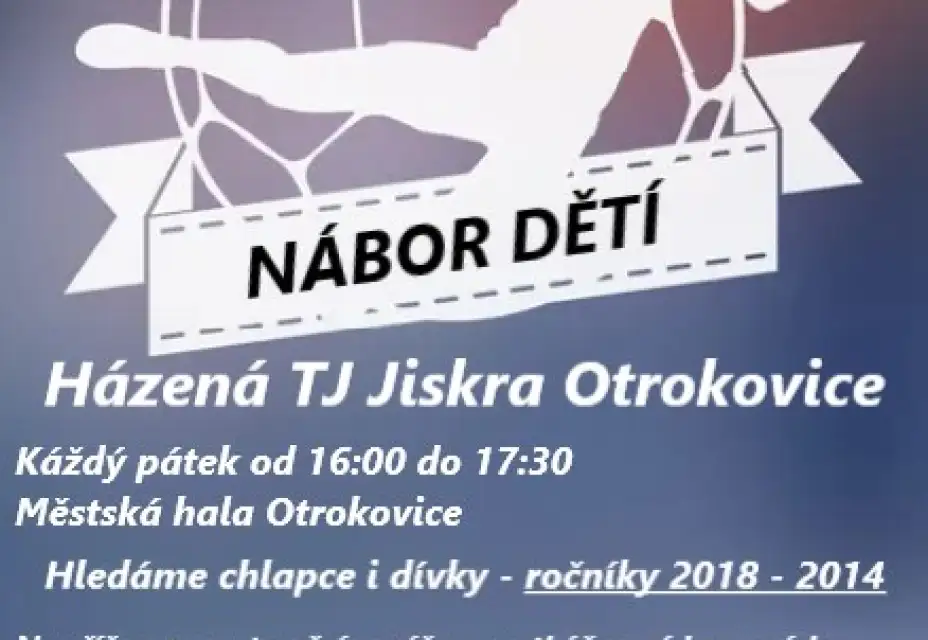 Hledáme nové děti do našeho týmu