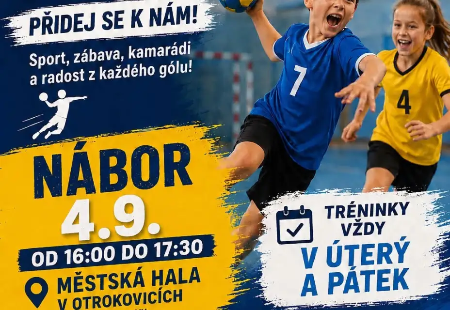 Házená je tvůj tým - přidej se k nám!
