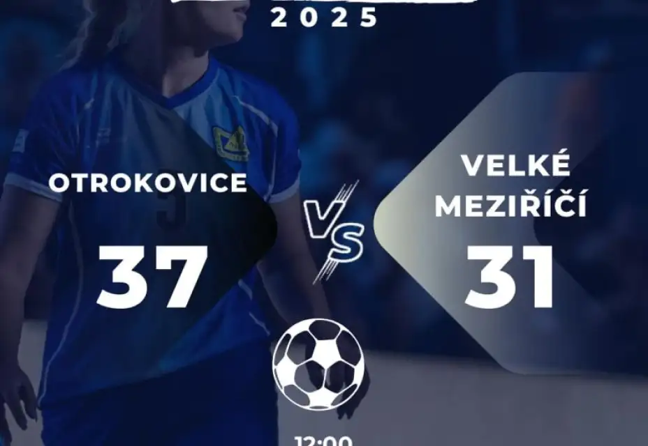 TJ Jiskra Otrokovice : TJ Sokol Velké Meziříčí 37:31 (20:16)