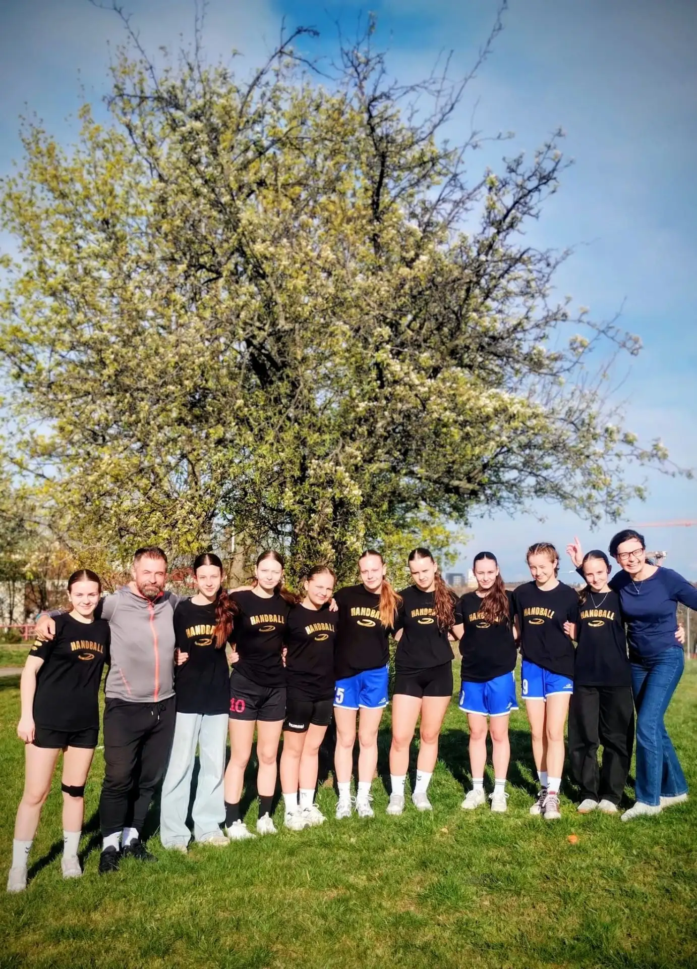 Starší žačky na turnaji Prague Handball Cup 2026