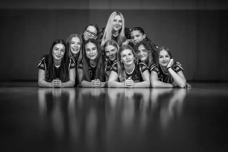 Focení celého oddílu házené