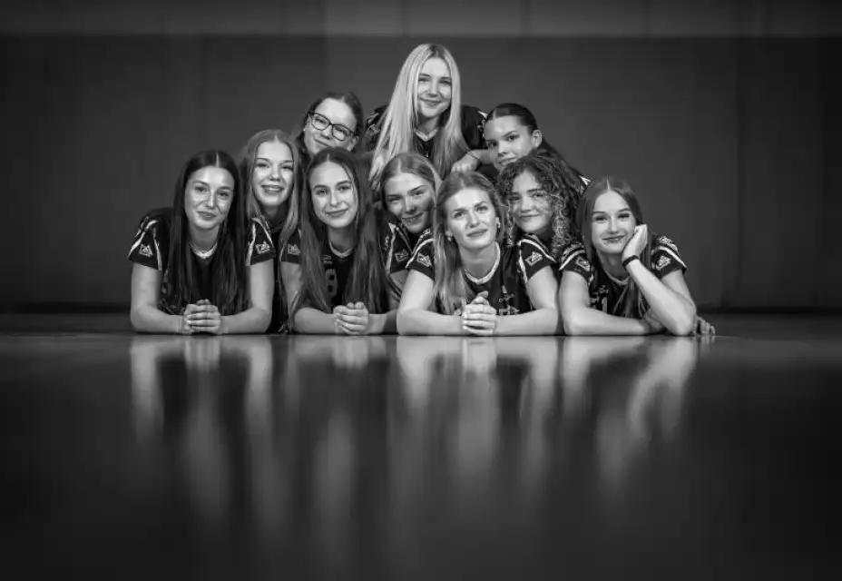 Focení celého oddílu házené