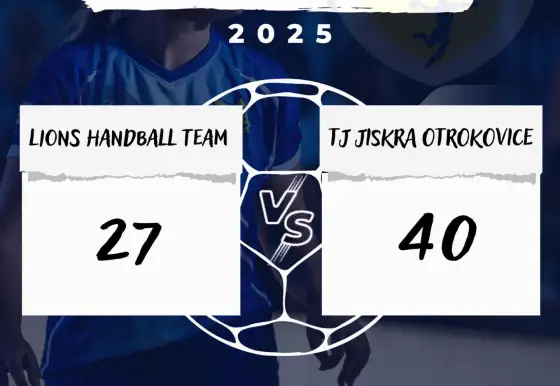 LIONS Handball Team-TJ Jiskra Otrokovice 27:40
