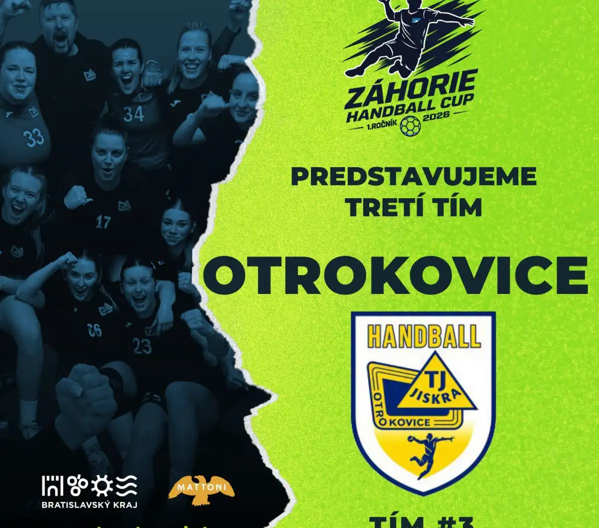 Predstavujeme tretieho ucastnika Zahorie Handball Cupu!