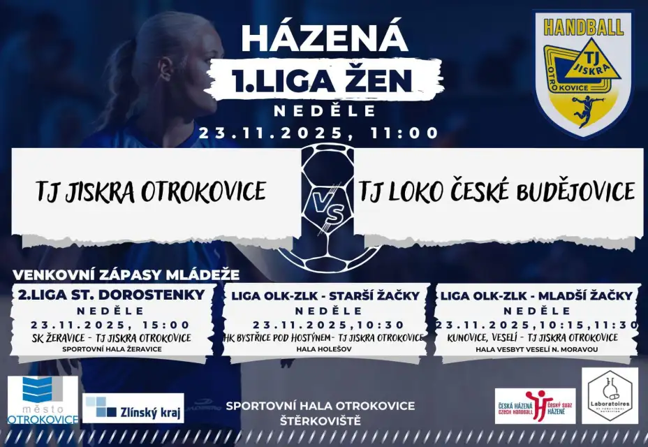 Pozvánka a zápasy 23.11.2025