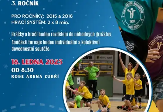 3.Zimní festival miniházené - Zubří