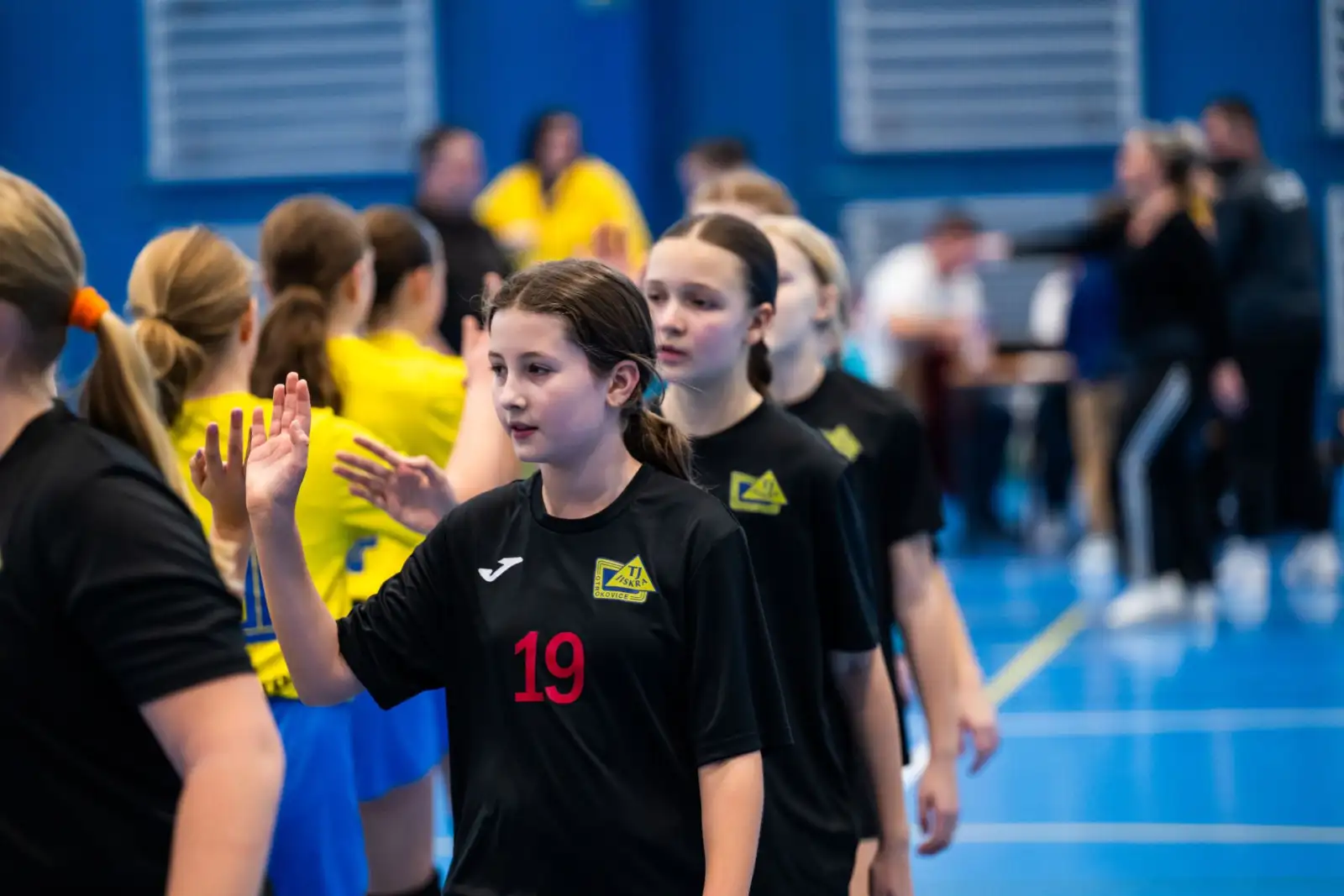 Fotogalerie ze zápasu mladších žaček TJ Jiskra Otrokovice-HC Zlín B 12:24 dne 14.12.2025