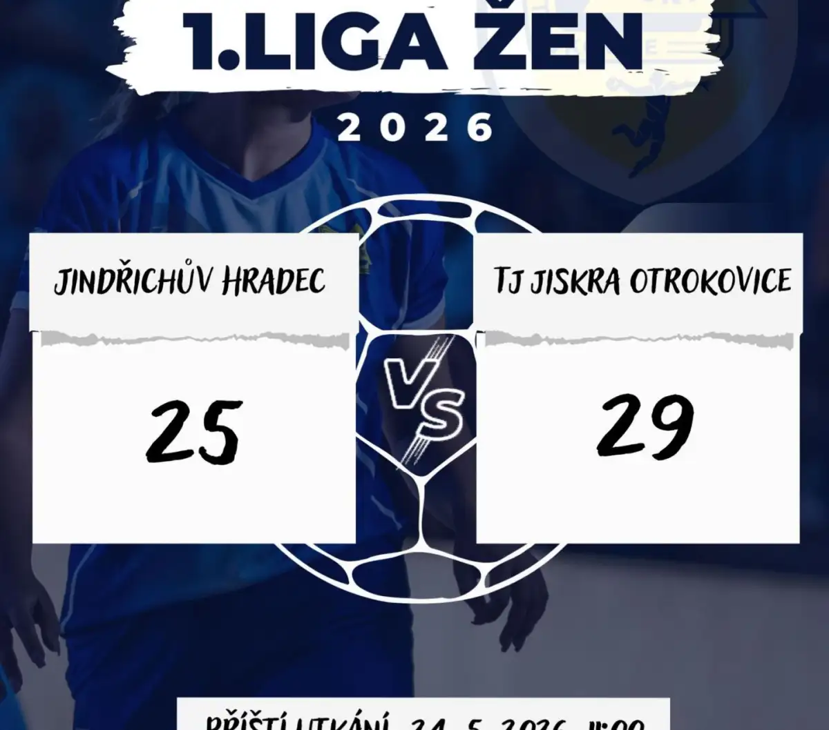 Házená Jindřichův Hradec - TJ Jiskra Otrokovice